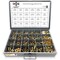 Boltsandnuts.Com Grade 8 Hex Cap Scrws, Hex Nuts, Flat & Lock Wshrs Zinc Yellow 1/4in, 5/16in 3/8in, &1/2in -1269PCS Assortment Kit #157 - alternate 1